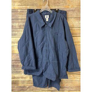 Sport Savvy Quilted Barn Jacket Pants‎ Set 2X Blue Comfy Outerwear